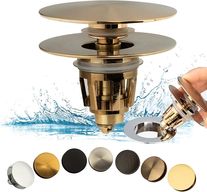 Artiwell Universal Bathroom Sink Drain Stopper, Fits Most Pop-Up Drains by Artiwell