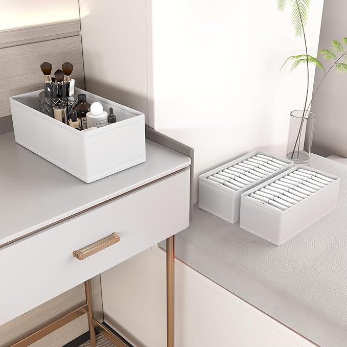 3 PACK Drawer Organizer Clothes，drawer Divider， Dresser Drawer Storage - Image 3