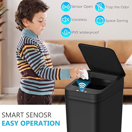 3Pack Bathroom Small Trash Can - Image 2