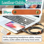 20 Pcs Leather Cord Organizer - Image 2