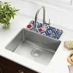 Kitchen Sink Splash Guard 2 PCS 14.7 Inch Sink Faucet Mat Splash Guard - Image 6