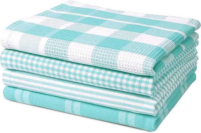 LANE LINEN 100% Cotton Kitchen Dish Cloths, Ultra Soft Absorbent Quick Drying by LaneLinen
