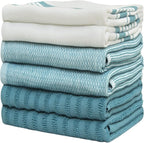 Premium Kitchen Towels | Large Cotton Dish Towels | Flat & Terry Highly - Image 6
