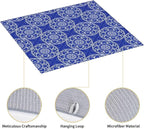 Chinoiserie Blue and White Floral Dish Drying Mats - Image 7