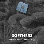White Classic Luxury Charcoal Hand Towels - Image 3