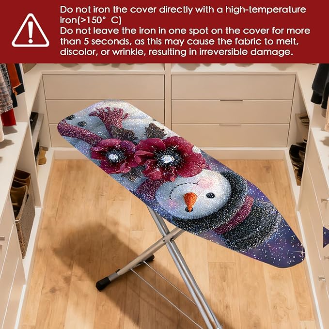 Nuxovilar Ironing Board Cover Winter Snowman - Image 4