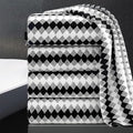 4 Piece Bath Towel Black Oversized Bath Sheet 35"x70" Bathroom Towel Extra by MAGGEA