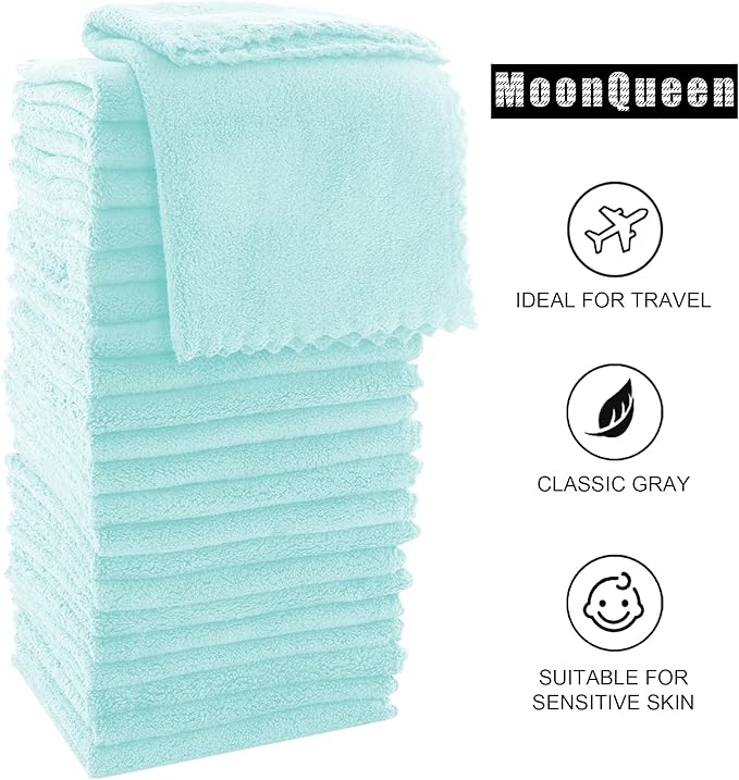 MOONQUEEN Ultra Soft Premium Washcloths Set - Image 6