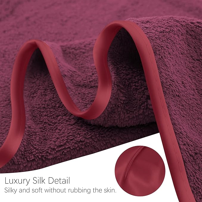 TENSTARS Silk Hemming Hand Towels - Image 6