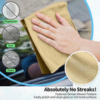 HOMERHYME Microfiber Cleaning Cloth, 12 Pack Window Glasses Cleaning Cloth - Image 3
