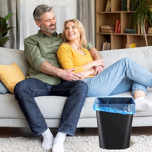 Amyhill 10 Pcs Small Trash Can 2 Gallon Plastic Garbage Can Small Waste Basket - Image 5