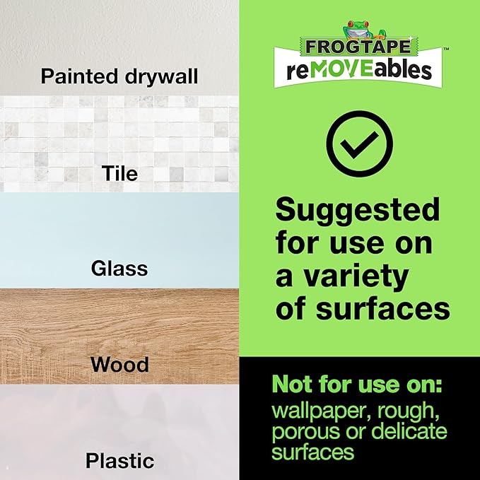 FrogTape reMOVEables Damage Free Adhesive Hook - Image 6