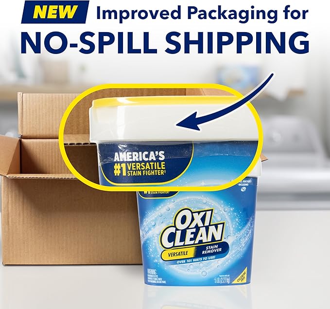 OxiClean Versatile Stain Remover Powder, 5 lb - Image 2