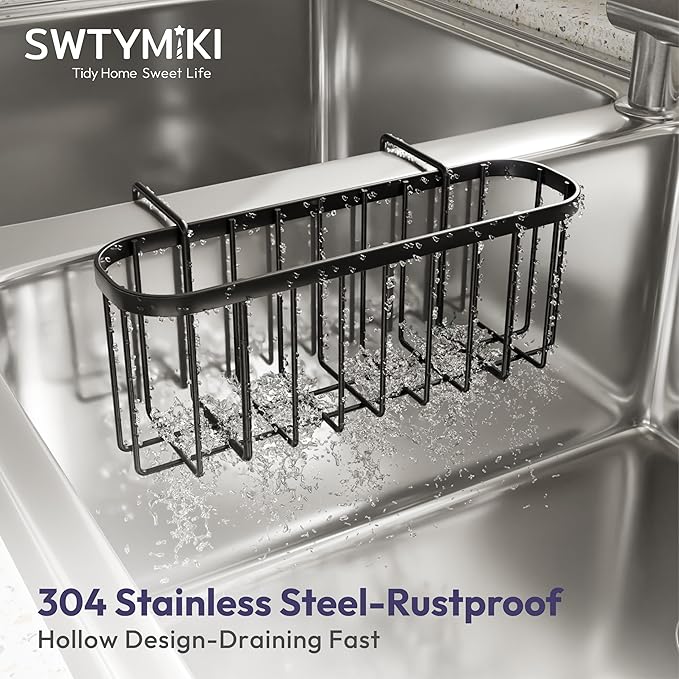 SWTYMIKI Sponge Holder for Kitchen Sink - Image 4