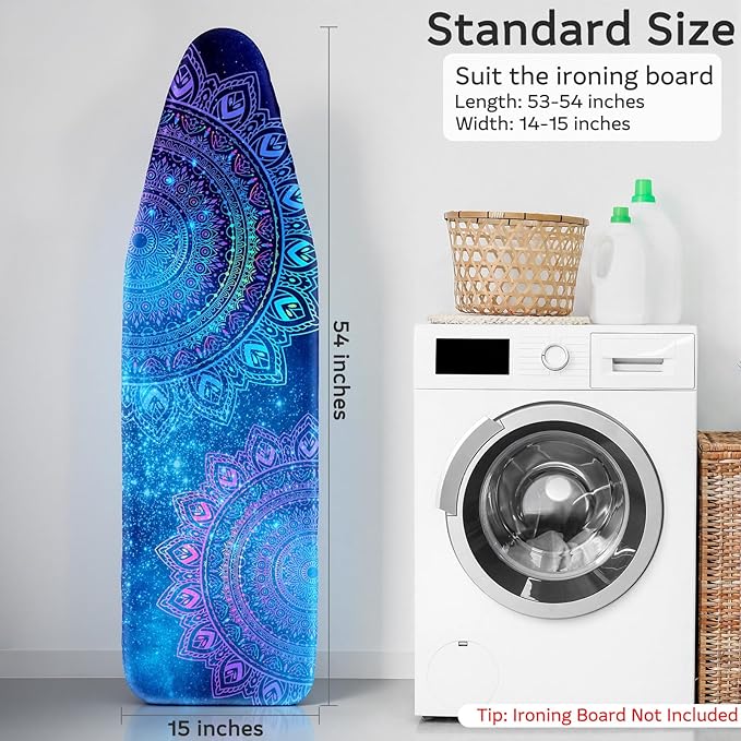 FIOBEE Ironing Board Cover and Pad Extra Thick Iron Board Pad - Image 6