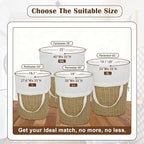 Laundry Bag with Handles & Drawstring Closure 27.6”Wx35"H, Thick Laundry Bag - Image 3