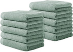 Yoofoss Luxury Washcloths Towel Set 10 Pack Baby Wash Cloth by YOOFOSS