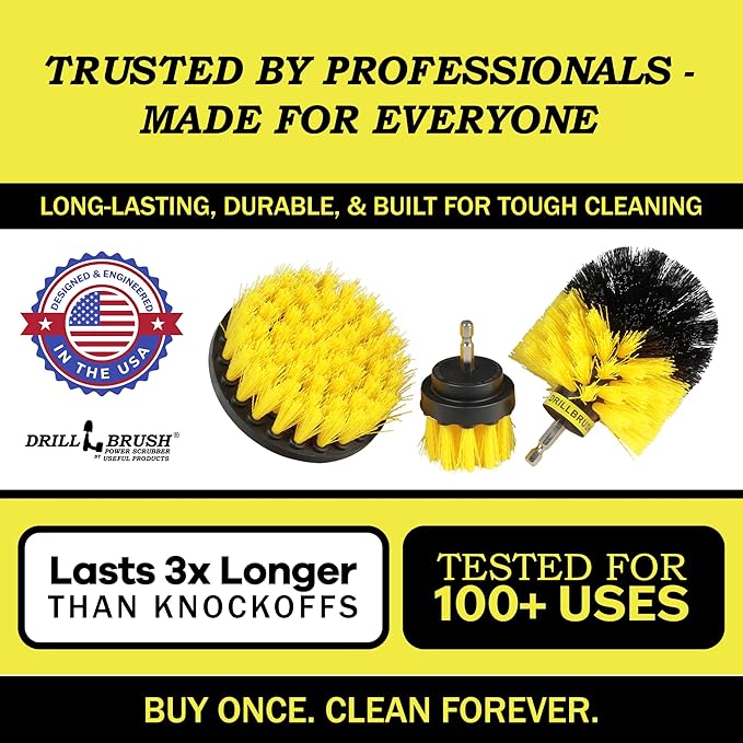 Drillbrush Drill Brush Attachment Set - Image 8
