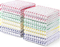 Kitinjoy Cotton 16 Pack Terry Kitchen Dish Cloths, 12 x 12 Inches Super Soft by Kitinjoy