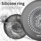 TRAPMATE Shower Hair Drain Catcher, Easy Clean Bathtub Drain Hair Catcher - Image 4