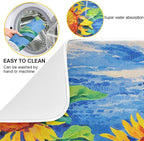 Absorbent Dish Drying Mat for Kitchen Counter - Image 2