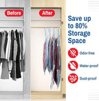 4 Pack Hanging Vacuum Storage Bags - Image 2