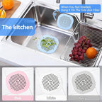 6 Pack Hair Stopper for Shower Drain Shower Drain Hair Catcher, Hair Trap for - Image 7