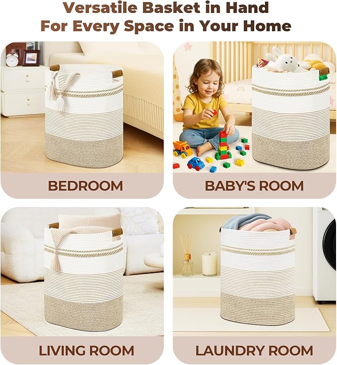 Laundry Basket with Handles - Image 3
