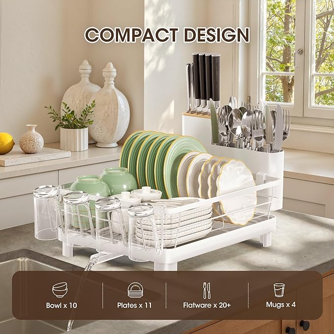 Runnatal Dish Drying Rack, Stainless Steel Dish Rack - Image 3