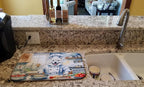 Caroline's Treasures DAC6187DDM American Eskimo The Chef Dish Drying Mat - Image 2
