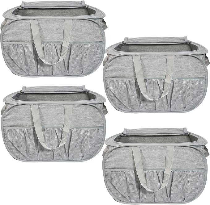 4 Pack Collapsible Laundry Baskets by Bemkoo