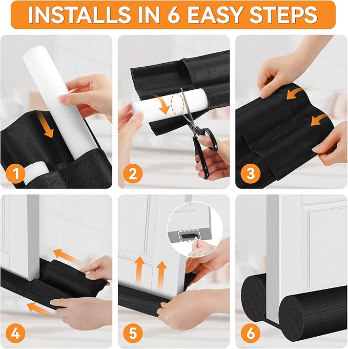 Under Door Draft Stopper, Under Door Blocker Size of Adjustable Size from 30" - Image 7