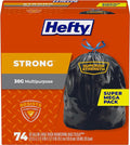 Hefty Strong Large Trash Bags, 30 Gallon by Hefty