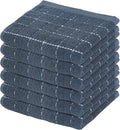 Mordimy 100% Cotton Terry Cloth Dish Cloths, Soft and Absorbent Checkered Dish by Mordimy