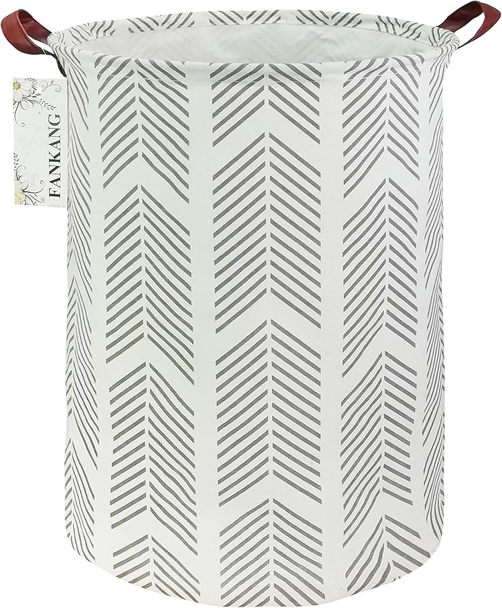 FANKANG Storage Basket, Nursery Hamper Canvas Laundry Basket Foldable by FANKANGStorageBasket