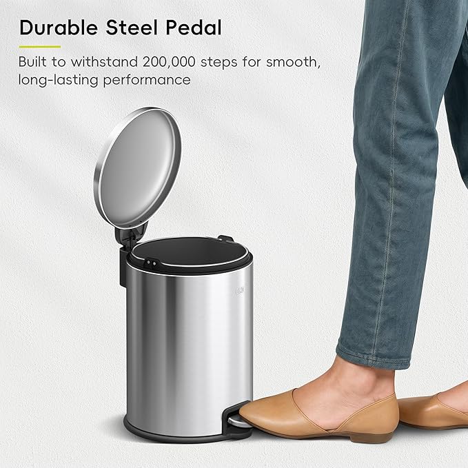 EKO Serene 5L / 1.32 Gallon Step Trash Can - Image 5