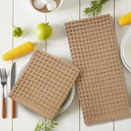 Jacquotha Waffle Bathroom Hand Towels 2-Piece – Cotton, Lightweight, Lint Free - Image 7