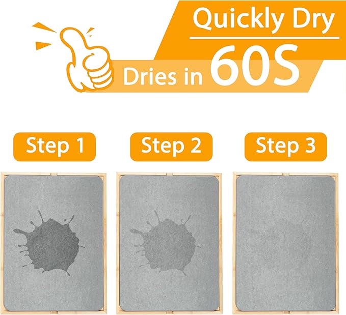 Golener Stone Drying Mat for Kitchen Counter, Dish Drying Pad - Image 5