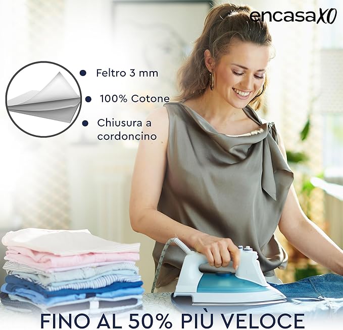 Encasa XO Ironing Board Cover and Pad 54"x18" - Image 7