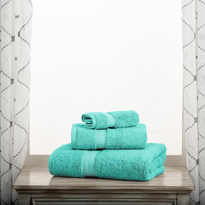SUPERIOR Solid Egyptian Cotton Towel Set, Hand Towel 20” x 30”, Bath Towel 30” - Image 7