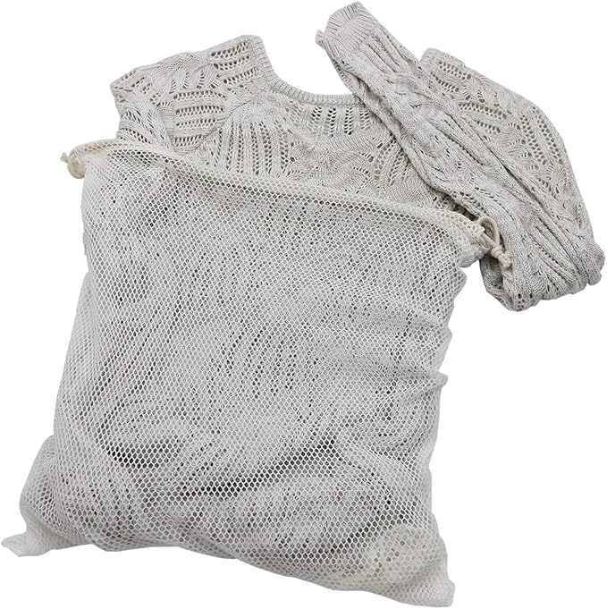 Simple Ecology Organic Cotton Mesh Laundry Bag; Machine Washing Bags - Image 5