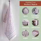 Maison d' Hermine Kitchen Towels Set of 3 100% Cotton 27.50" x 20" Reusable - Image 5