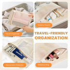 4Pcs Cotton Mesh Laundry Bags for Delicates, Breathable Mesh Garment Bag for - Image 6