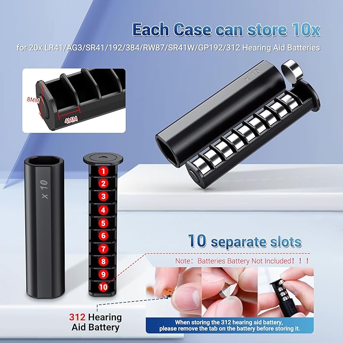 LR41 Battery Holder, AA Size Coin Cell Battery Case - Image 2