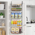 Delamu Over The Door Pantry Organizer, 5-Tier Pantry Door Organizers and Storage by DELAMU