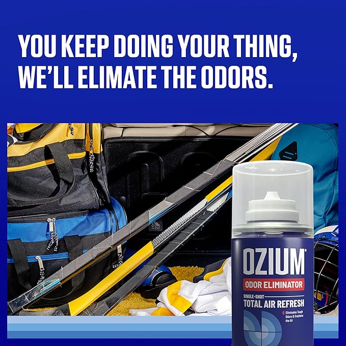 OZIUM® Air Freshener Odor Eliminator, 2oz Single Shot Total Air Refresh & Car - Image 3