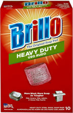 Brillo Heavy Duty Steel Wool Soap Pads, Original Red Scent) by BRILLO