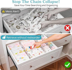 Vtopmart 4 Pack 4" Regular Upgrade Drawer Dividers - Image 3