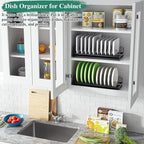 Small Dish Drying Rack for Kitchen Counter, Dish Drainer Rack - Image 5