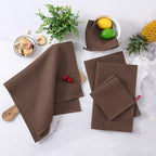Homaxy 100% Cotton Kitchen Towels and Dishcloths Set - Image 6